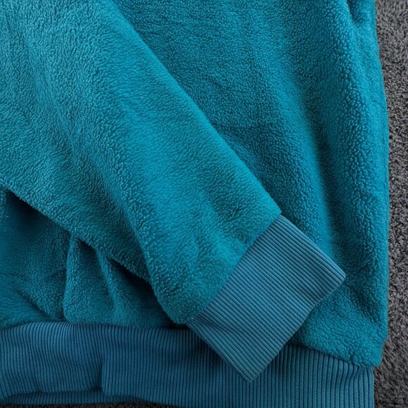 VTG Patagonia Womens Jacket Adult Fleece Purple Blue 1/4 Snap Pullover W/ Logo - Picture 13 of 15
